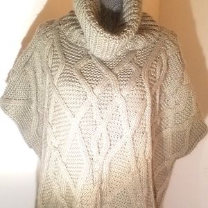Elan Cape Cowl Neck Heavy Gauge Boho